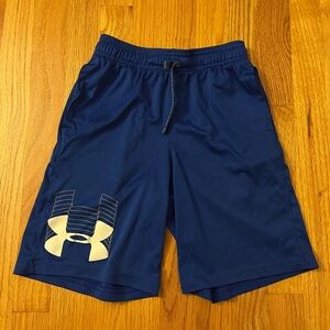 Under Armour Boy’s Navy Athletic Shorts